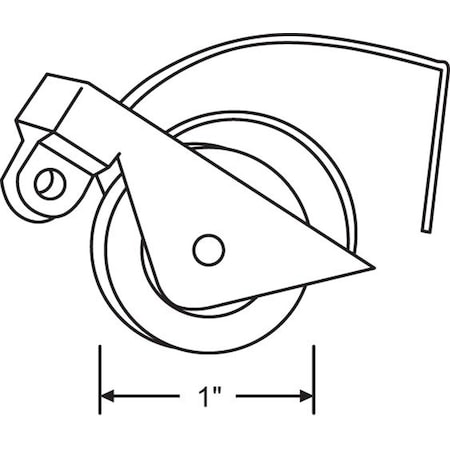 Patio Screen Door Roller Assy.